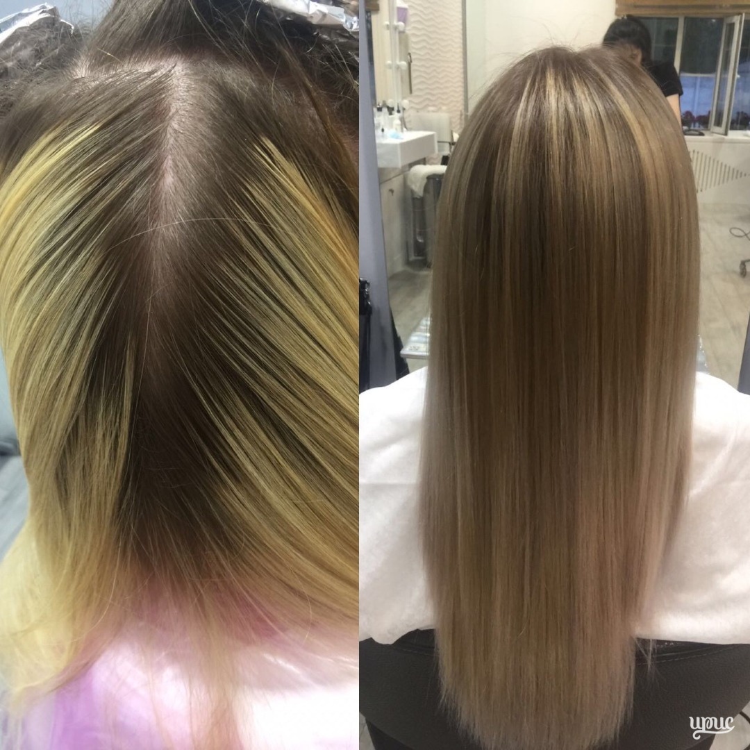 Айртач фото до и после на русые волосы